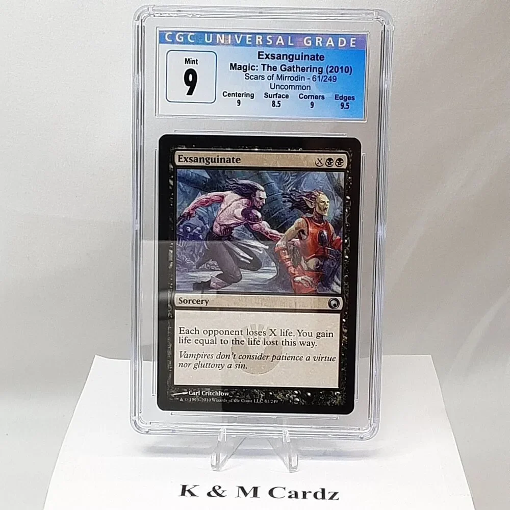 MTG - Scars of Mirrodin - Exsanguinate - Graded - CGC 9.0